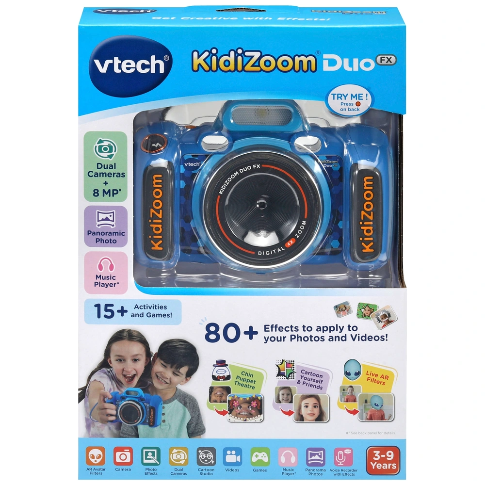 VTech KidiZoom Duo FX Camera Blue Smyths Toys Ireland