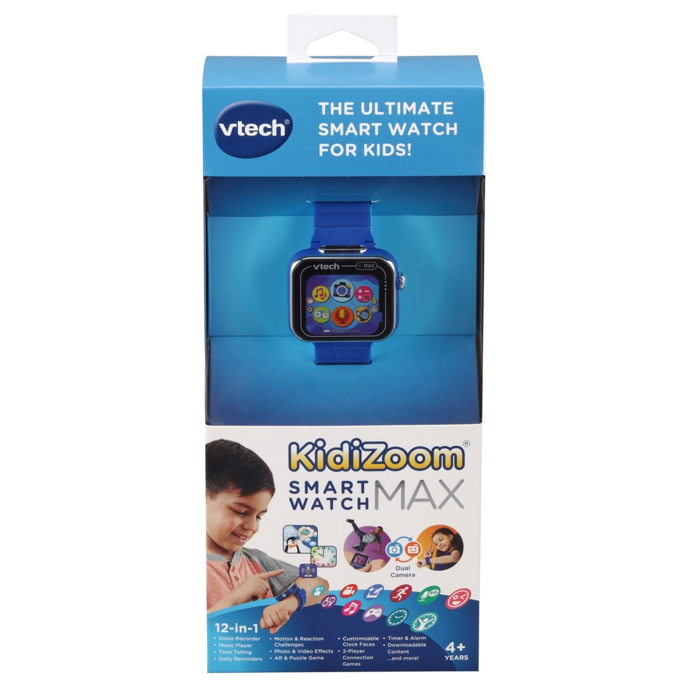 VTech KidiZoom Smart Watch Max Blue Smyths Toys UK