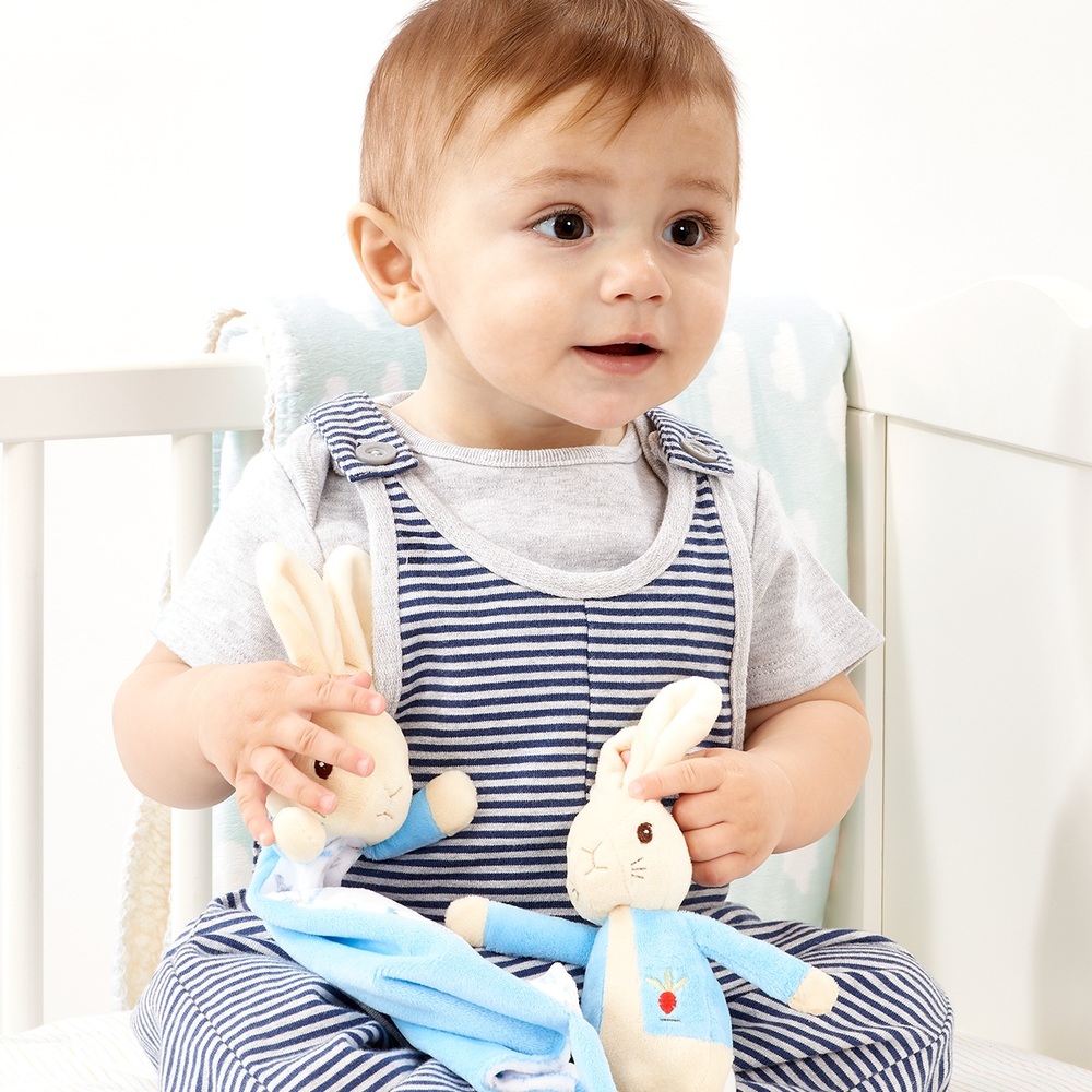 Peter Rabbit Rattle and Blanket Newborn Gift Set Smyths Toys UK