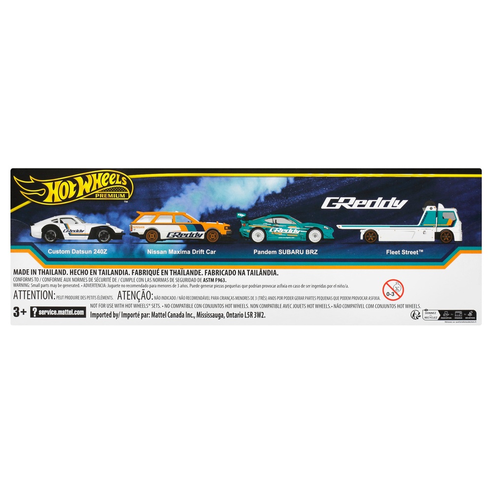 Hot Wheels Premium Car Culture Team Transport Drift GReddy Sammler 