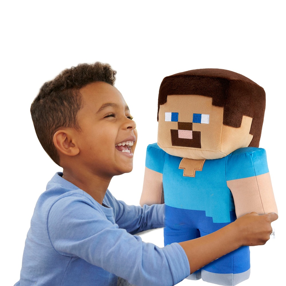 Minecraft Plush Jumbo Steve 40cm Smyths Toys UK