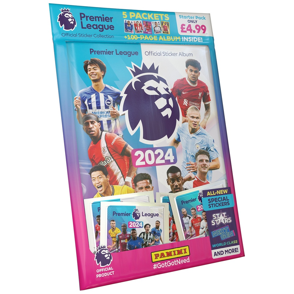  Panini Premier League 2023/24 Adrenalyn XL Pocket Tin, Mixed :  Sports & Outdoors