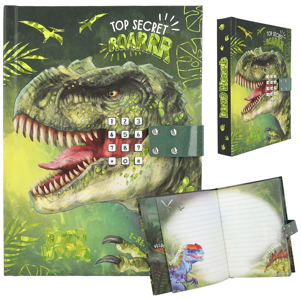 Dino World Geheimcode Tagebuch mit Sound | Smyths Toys Deutschland