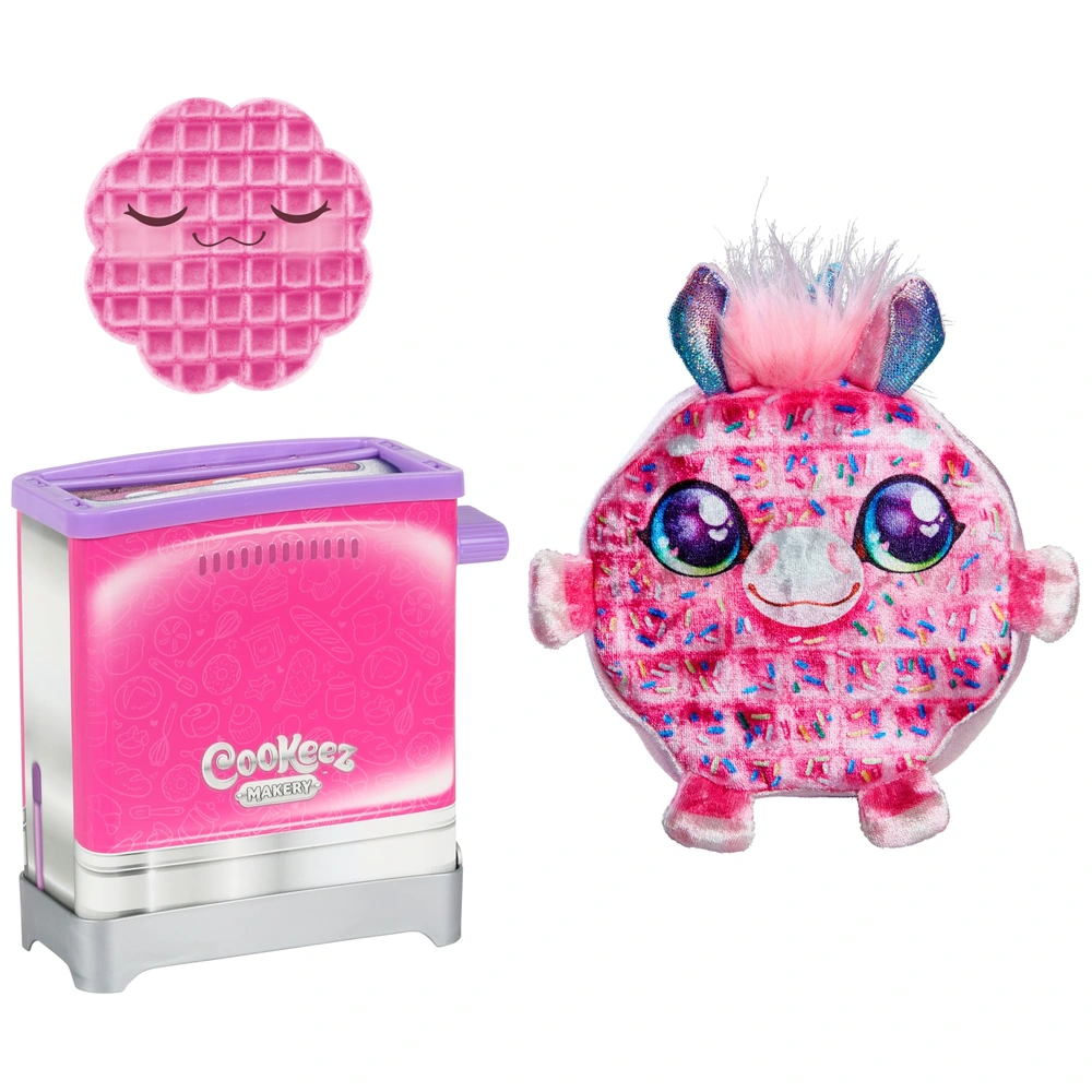 Cookeez Makery Toasty Treatz toaster with scented plush - 2 pieces; make a soft and soft surprise plush friend. Pop-in-Bread and see a surprising plush pop-up