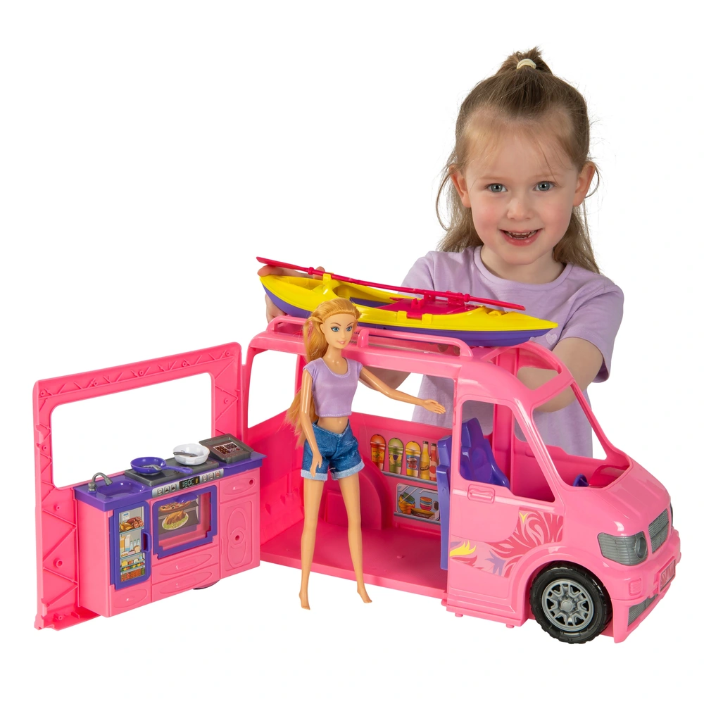 Holiday Camper Lights and Sounds Playset with Doll Smyths Toys UK