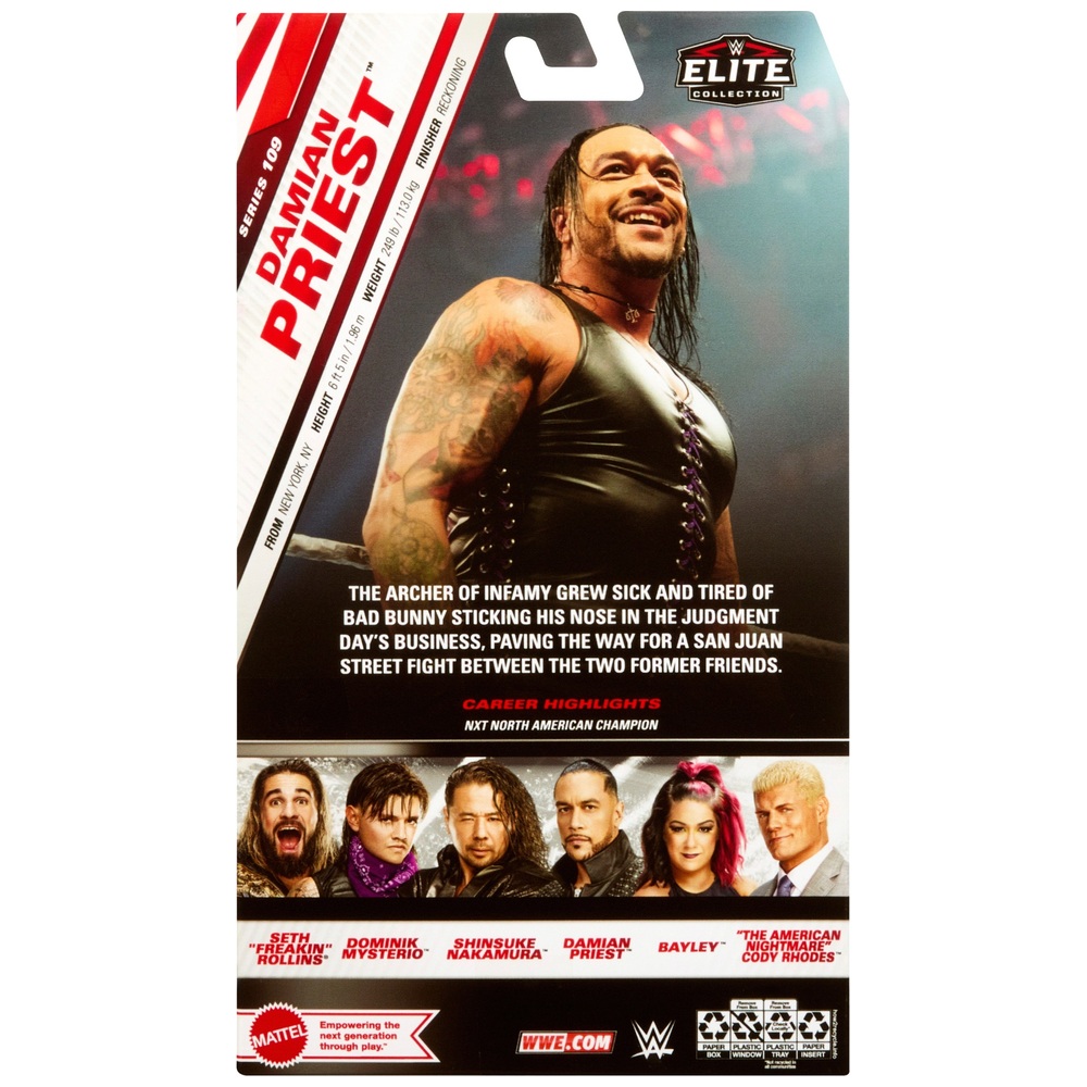 WWE Elite Collection Damian Priest Action Figure | Smyths Toys UK