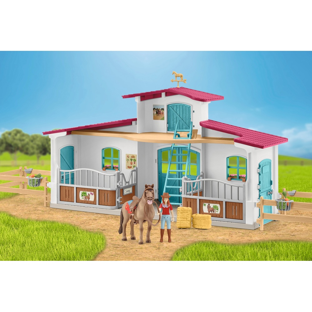 schleich Horse Club 72222 Lakeside Riding Center Starter Set | Smyths ...