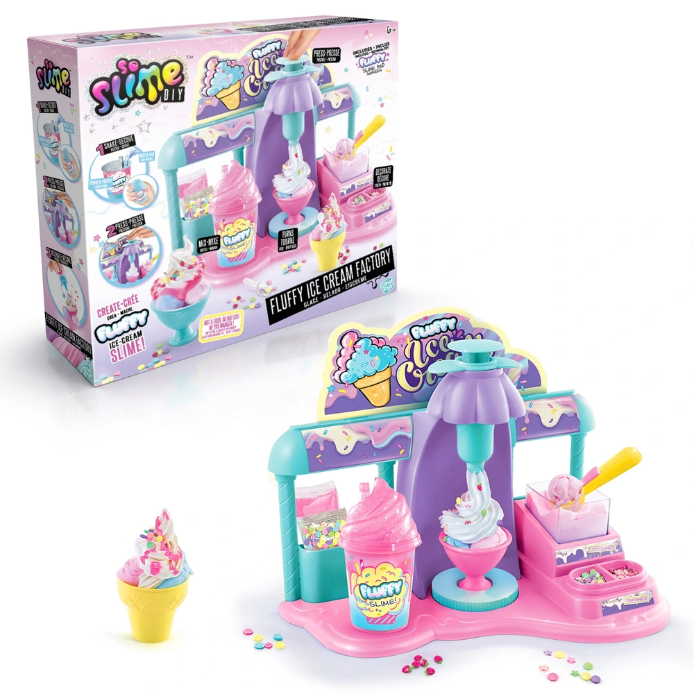 So Slime DIY Fluffy Slime Ice Cream Factory Set Smyths Toys Ireland