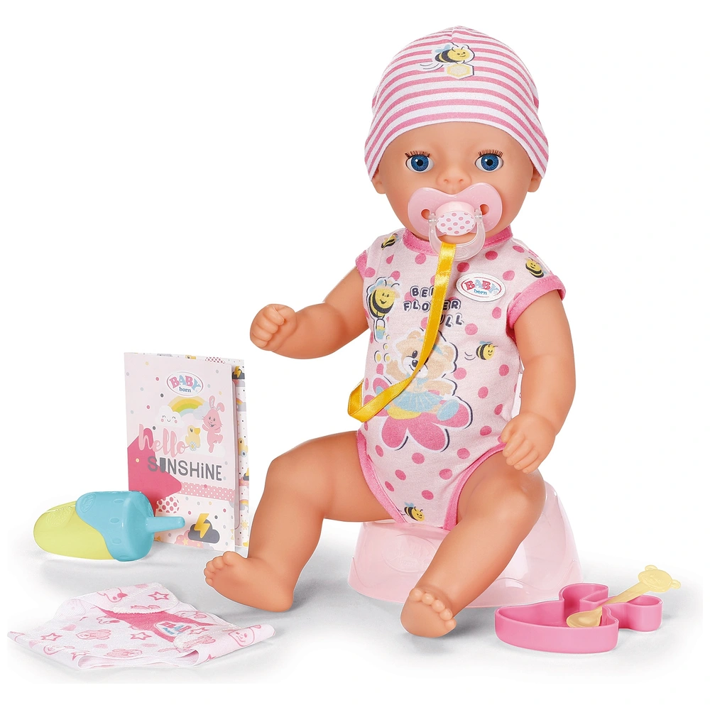 Born Interactive Baby Doll Birth BABY Born Eva 43cm Doll