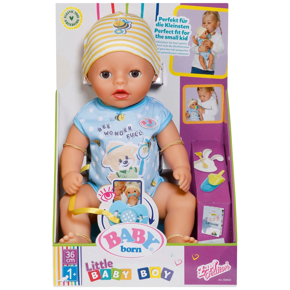 BABY born Doll Little Baby Boy 36cm Smyths Toys UK