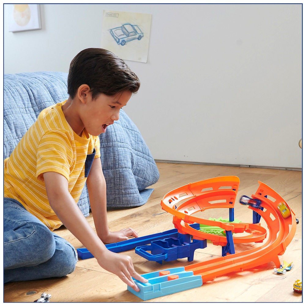 Hot Wheels Whip Around Raceway Track Playset | Smyths Toys UK