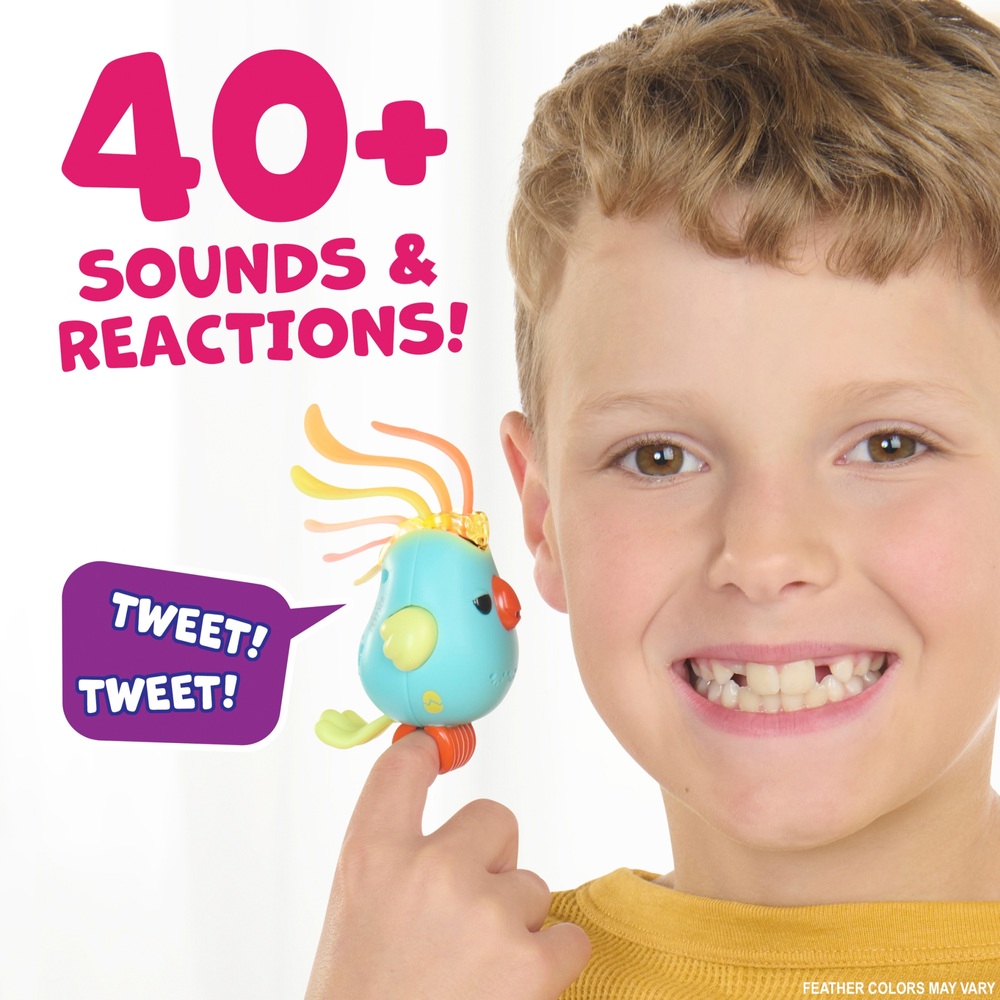 Fingerlings Sweet Tweets Bird Blue Lionel Interactive Pet | Smyths Toys UK