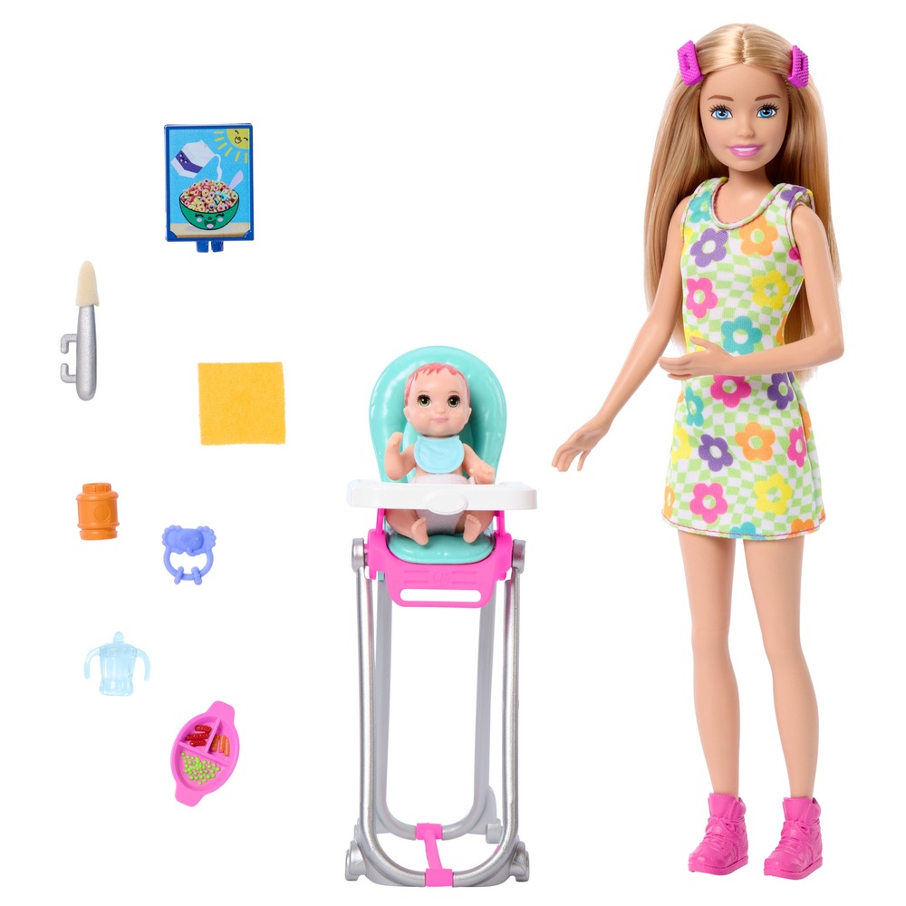 Barbie Skipper Babysitters Inc. Doll & Playset | Smyths Toys UK