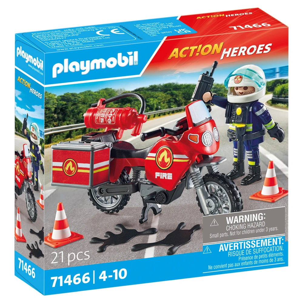 Caserne Pompier Playmobil PLAYMOBIL 70935 Camion De Pompiers Avec