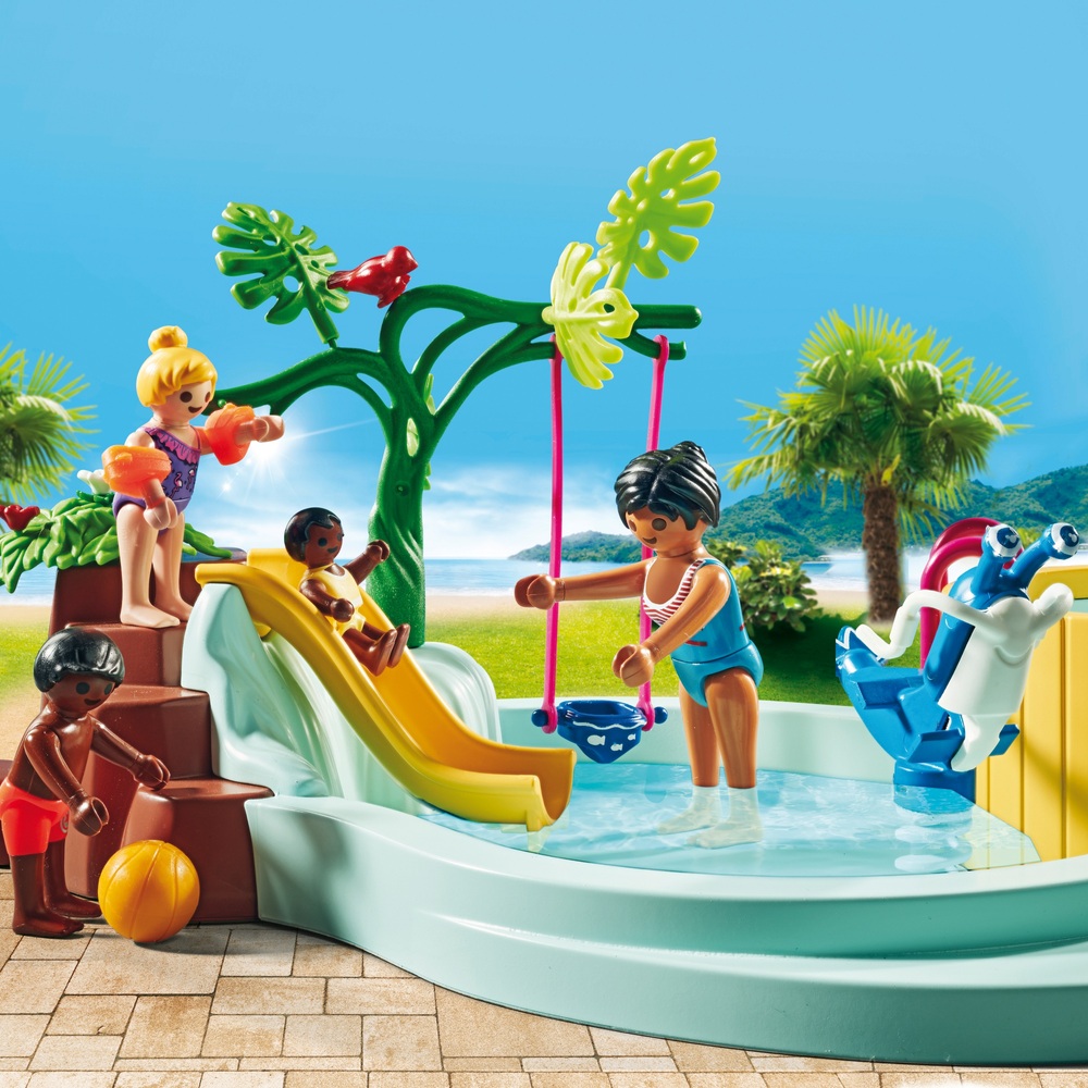 Playmobil 71529 MyLife Children's Pool with Whirlpool Set | Smyths Toys UK