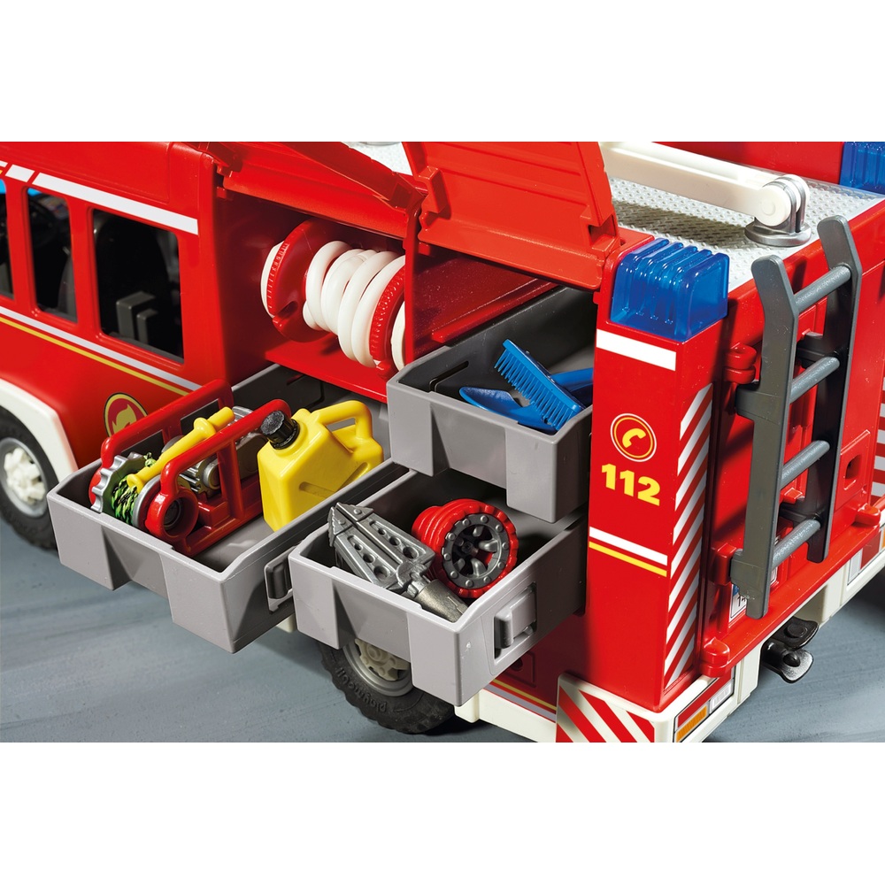 Smyths playmobil fire engine on sale