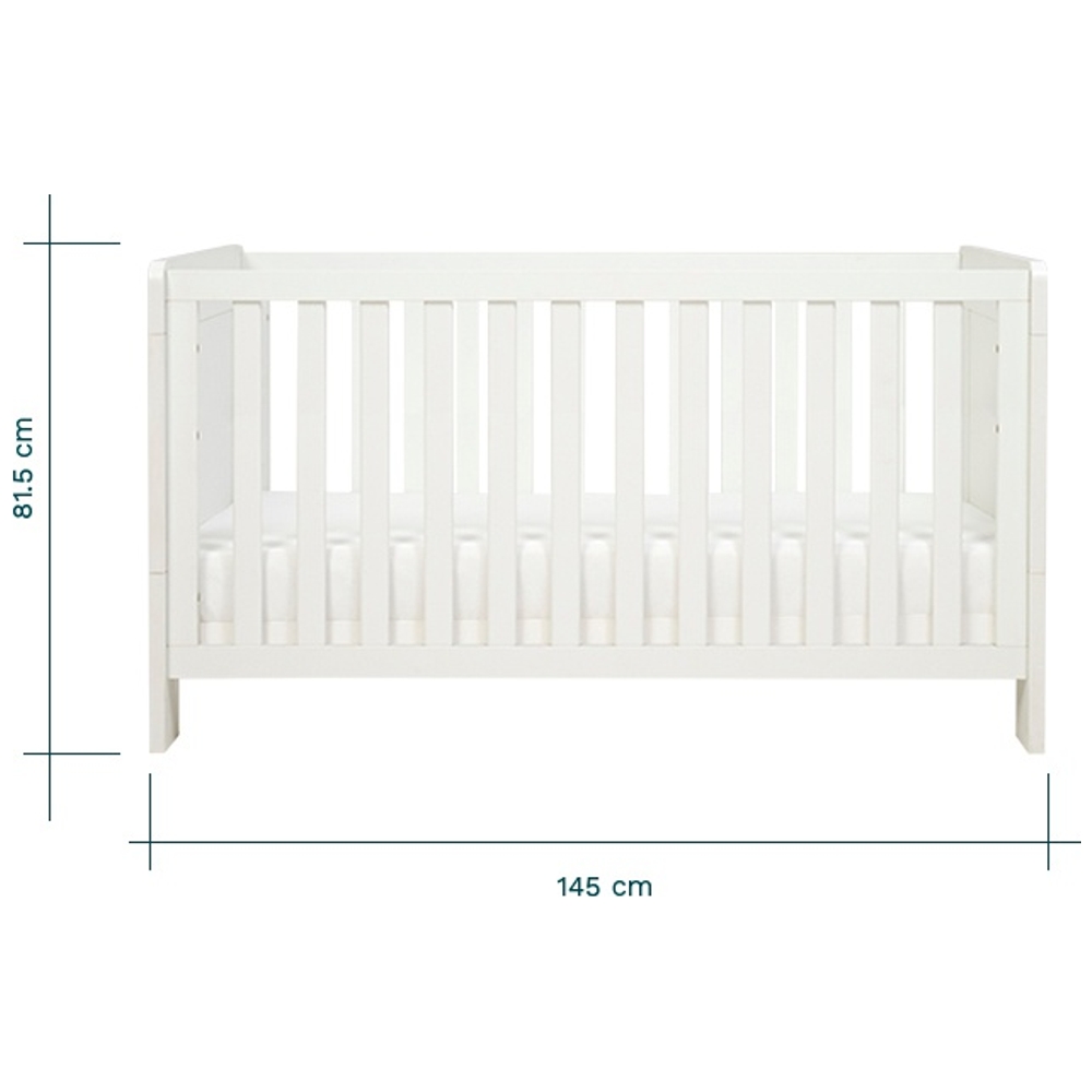 Mothercare cot bed outlet white