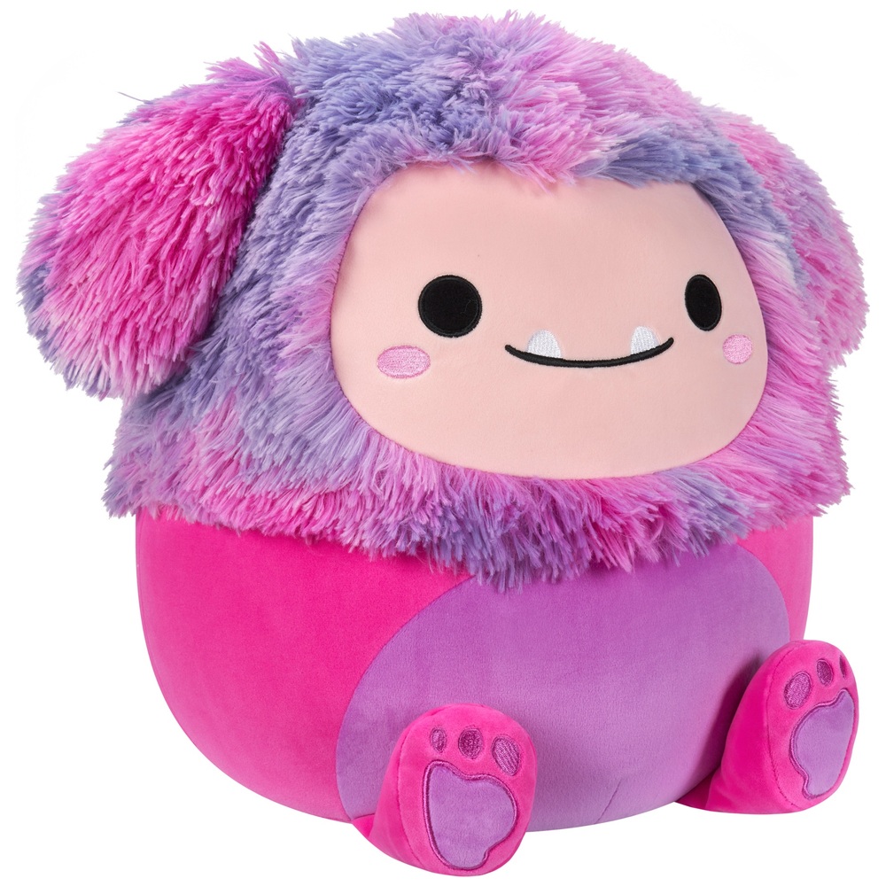 Original Squishmallows 30cm Woxie the Magenta Bigfoot Soft Toy | Smyths ...
