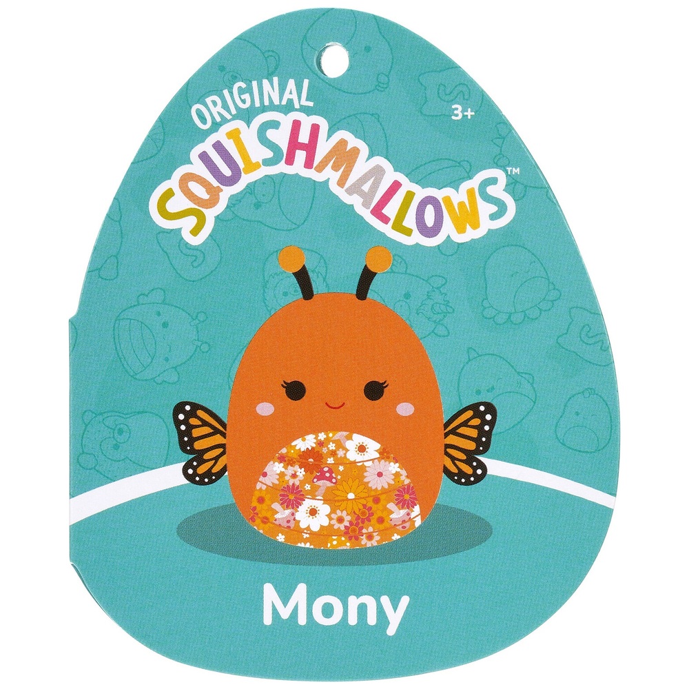 Original Squishmallows 40cm Mony the Orange Butterfly Soft Toy | Smyths ...