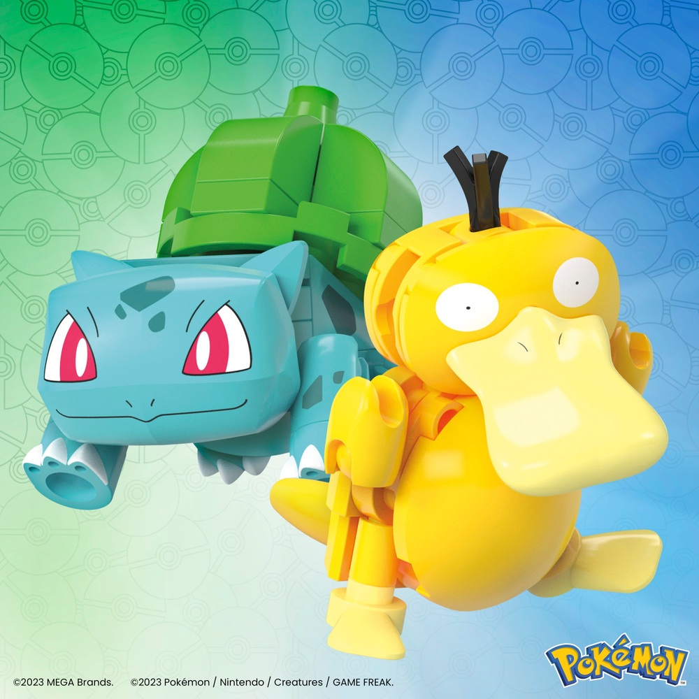 Mega Pokémon Bulbasaur & Psyduck Poké Ball 2 Pack | Smyths Toys UK