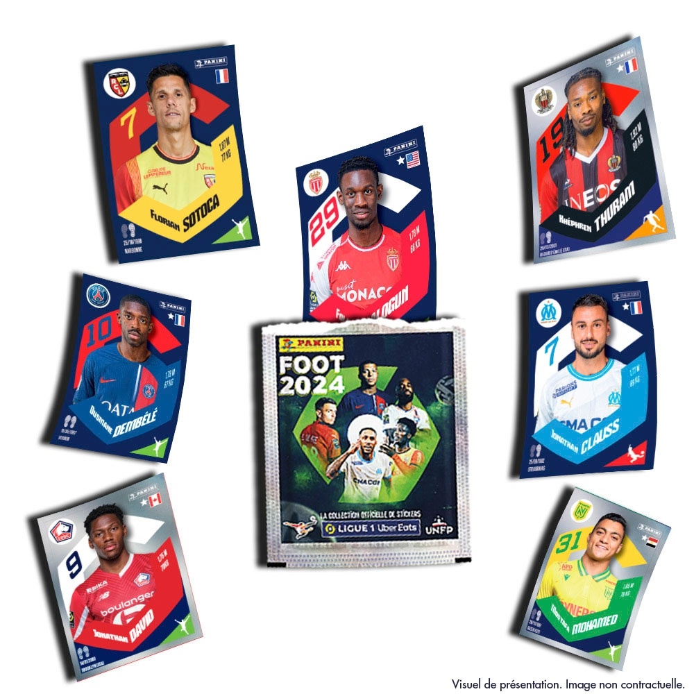 Panini Foot 2024 Ligue 1 Uber Eats 13 Pochettes + 1 Offerte Smyths