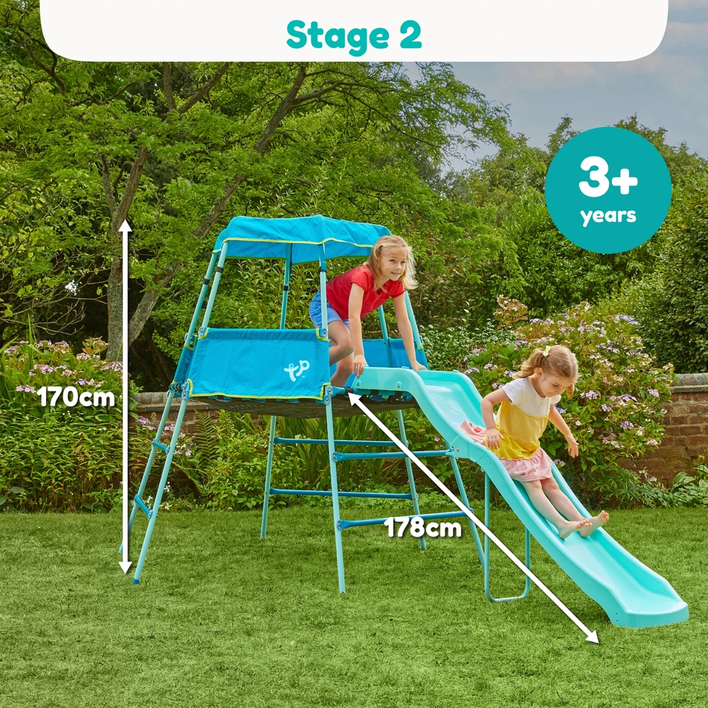 TP Growable Adventurer Metal Climbing Frame with Slide Smyths