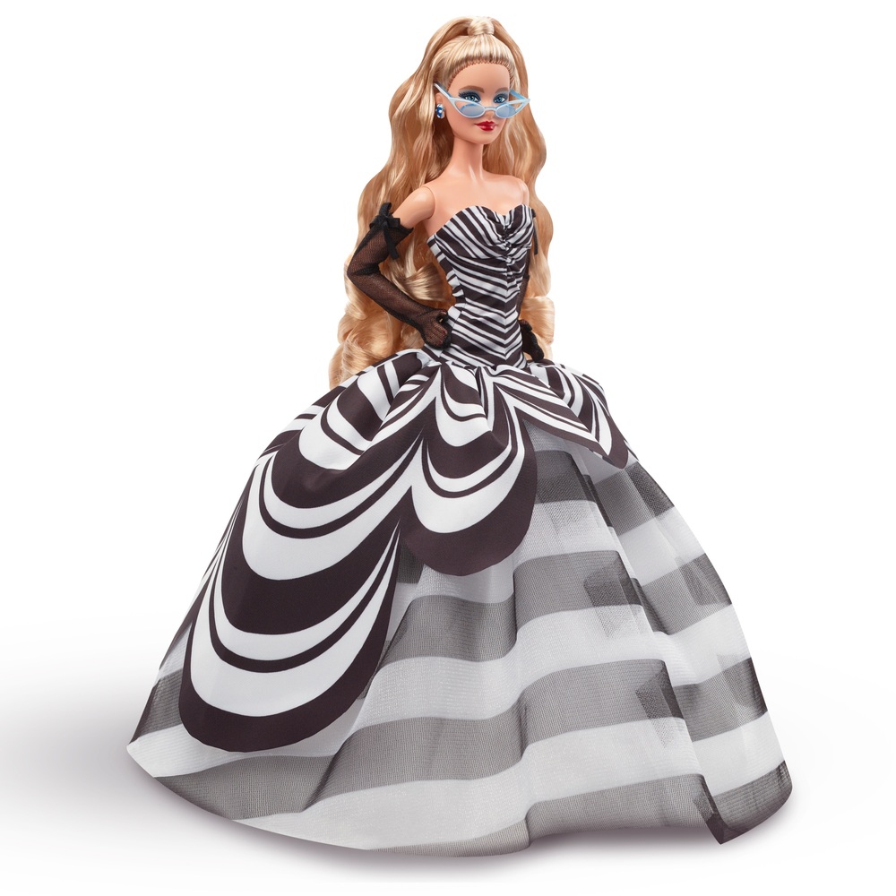 Barbie Signature 65th Sapphire Anniversary Collectible Doll | Smyths ...