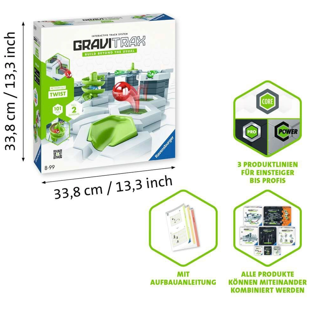 Ravensburger GraviTrax POWER Erweiterung Interaction. Elektronisches Zubehör für Kugelbahnen für