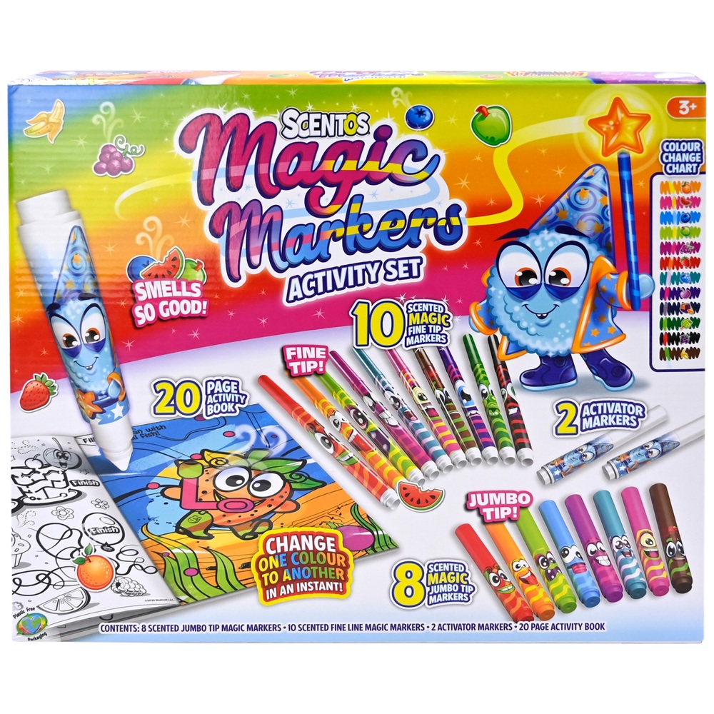 Scentos Magic Markers Activity Set Smyths Toys UK