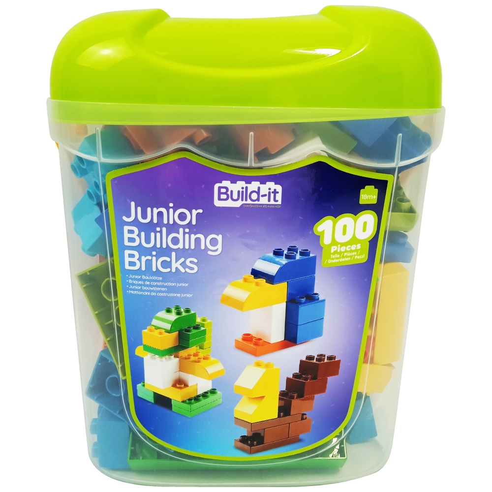 BuildIt 100Piece Junior Building Bricks Smyths Toys UK