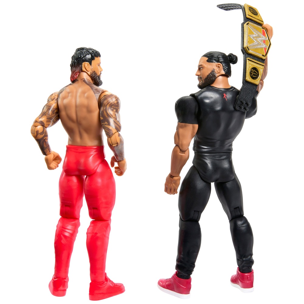 WWE Championship Showdown Roman Reigns vs Jey Uso 2 Pack | Smyths Toys UK