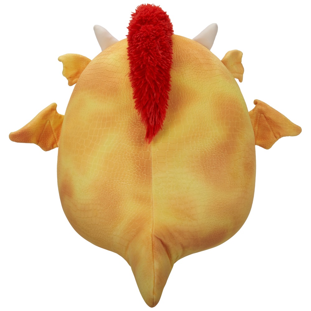 Original Squishmallows 40cm Dieric the Yellow Dragon With Orange Mane ...