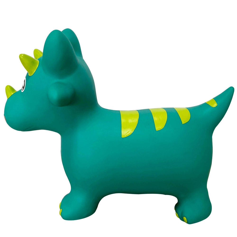 Big Steps Inflatable Jumping Dino Ride On Green Smyths Toys Ireland - Main Image
