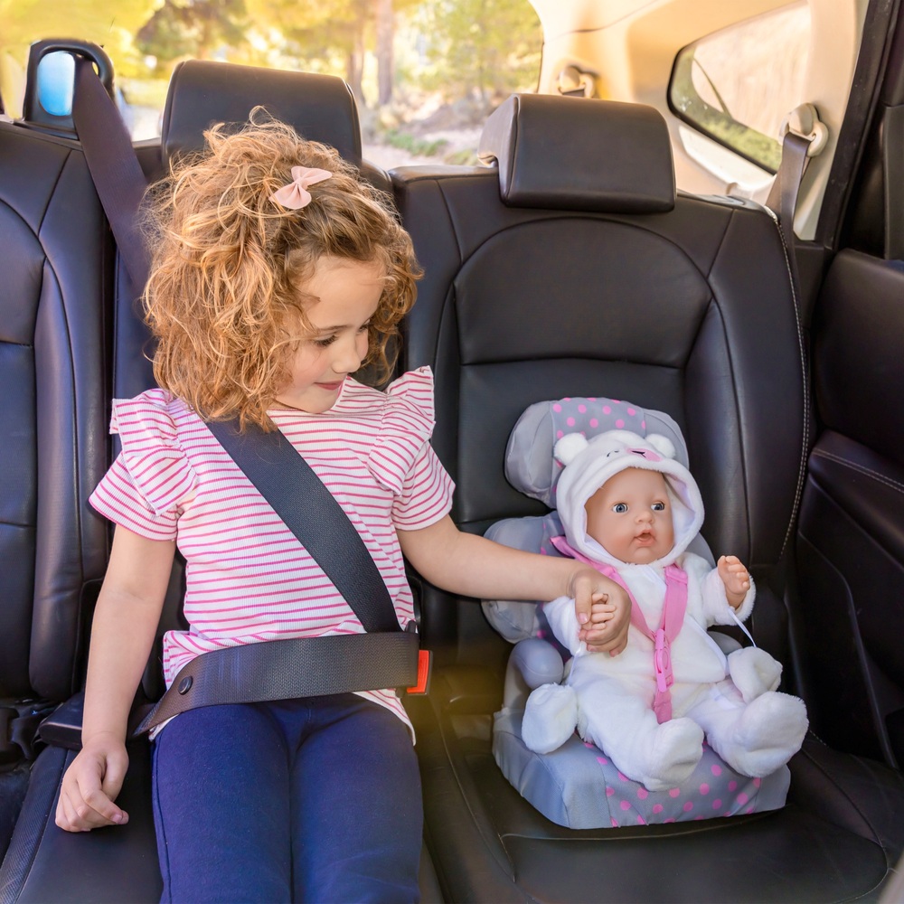 Dolls car cheap booster seat