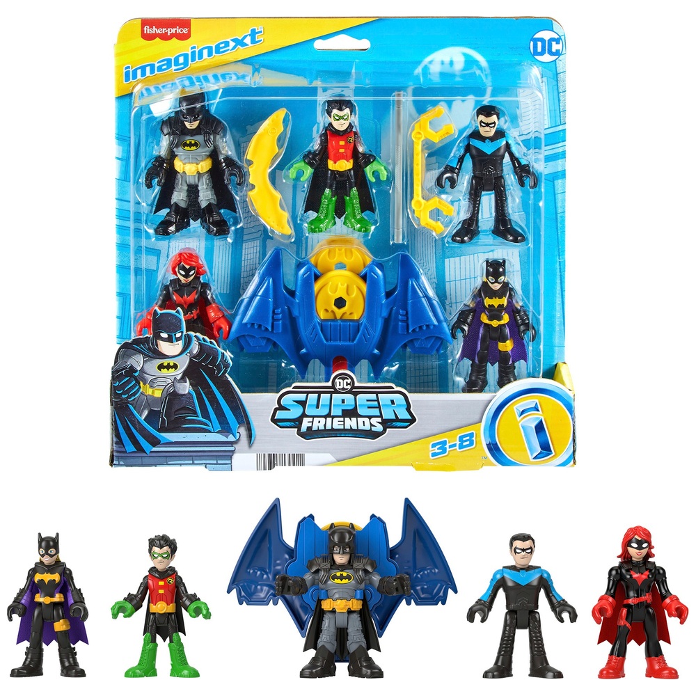 Imaginext DC Super Friends Batman s Bat Family Figure 5 Pack