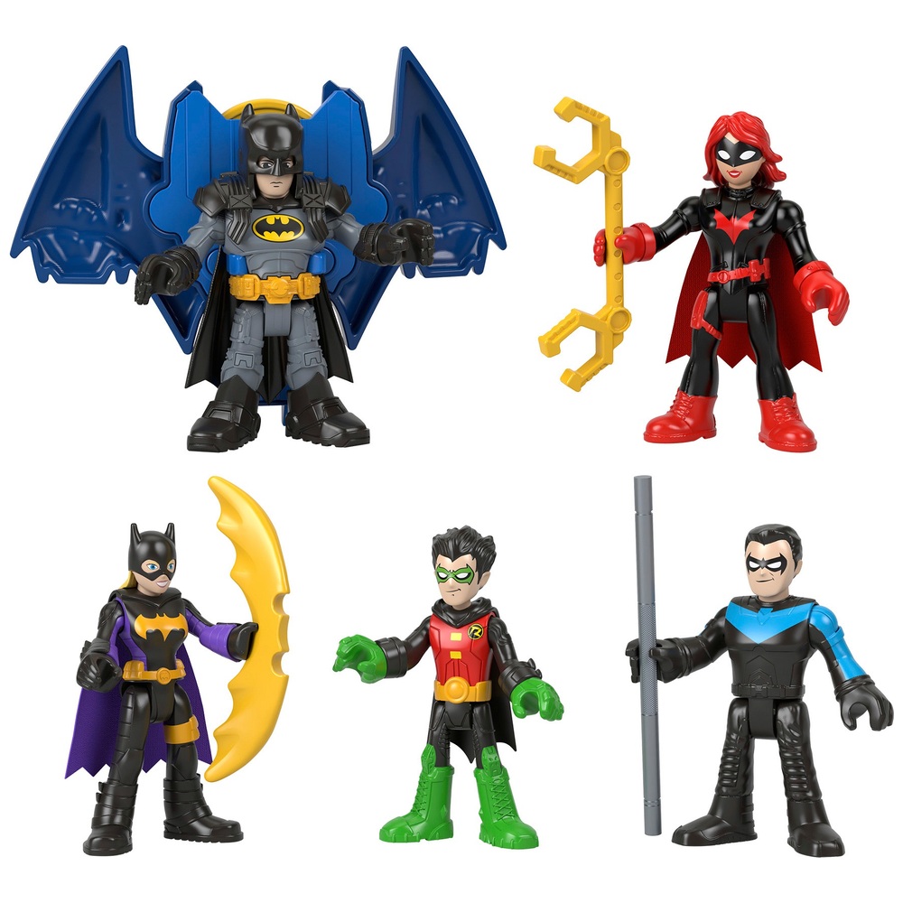 Imaginext DC Super Friends Batman's Bat Family Figure 5 Pack | Smyths ...