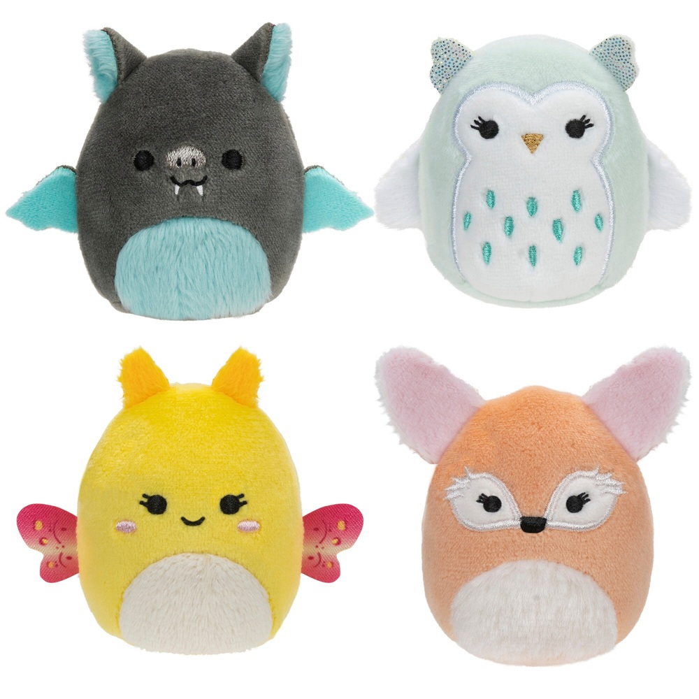 Squishville by Original Squishmallows Up All Night Squad 4 Pack ...