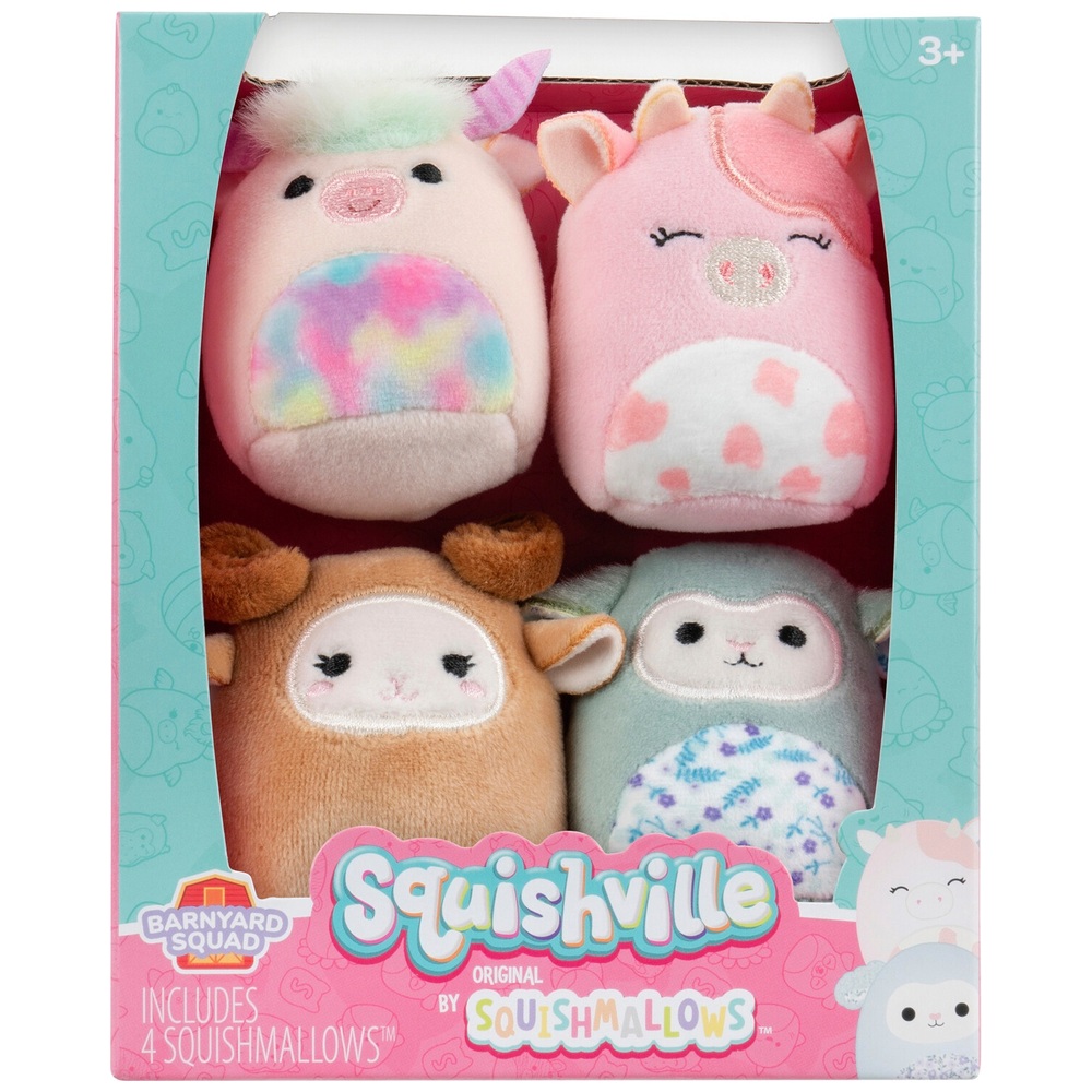 Squishville by Original Squishmallows Barnyard Squad 4 Pack | Smyths ...