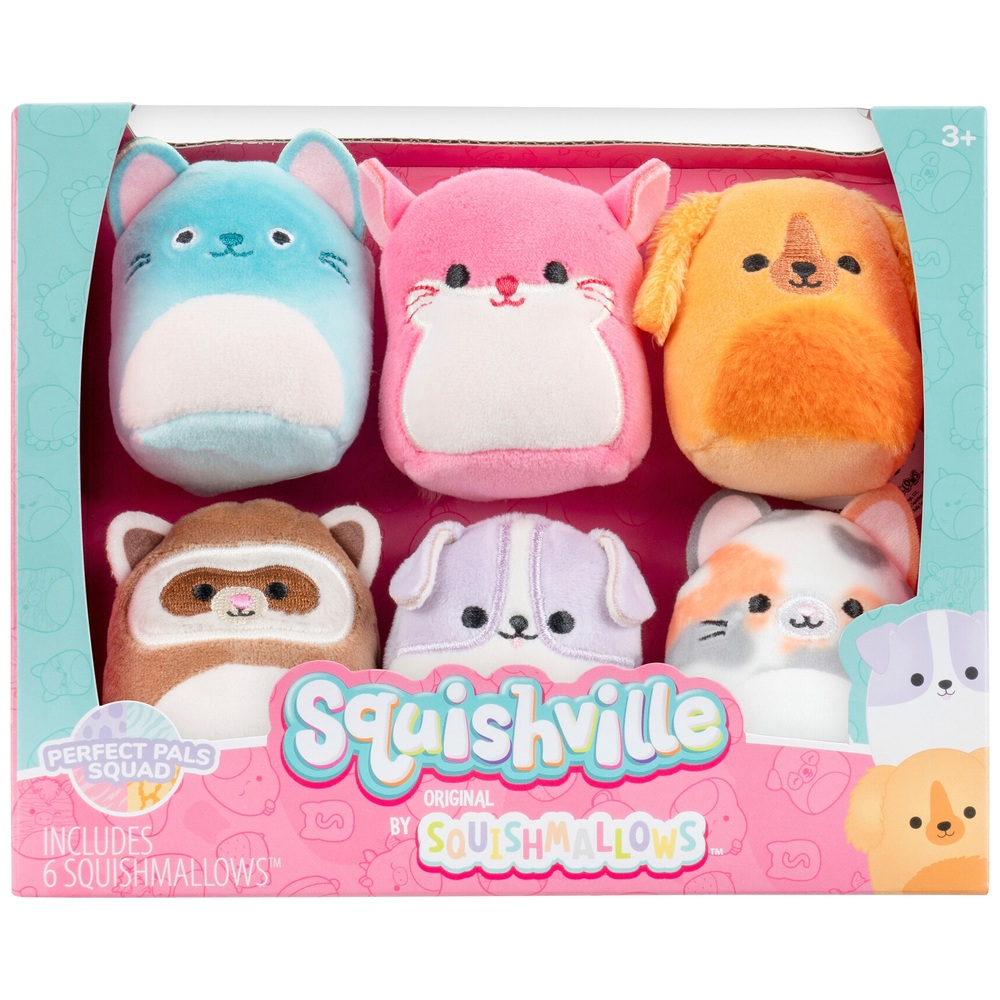 Squishville by Original Squishmallows Perfect Pals Squad 6 Pack ...