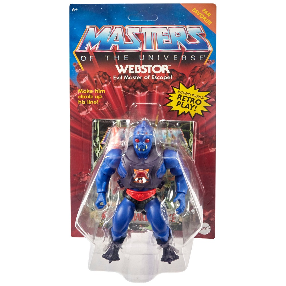 Masters of the Universe Origins Figur Webstor 14 cm | Smyths Toys ...