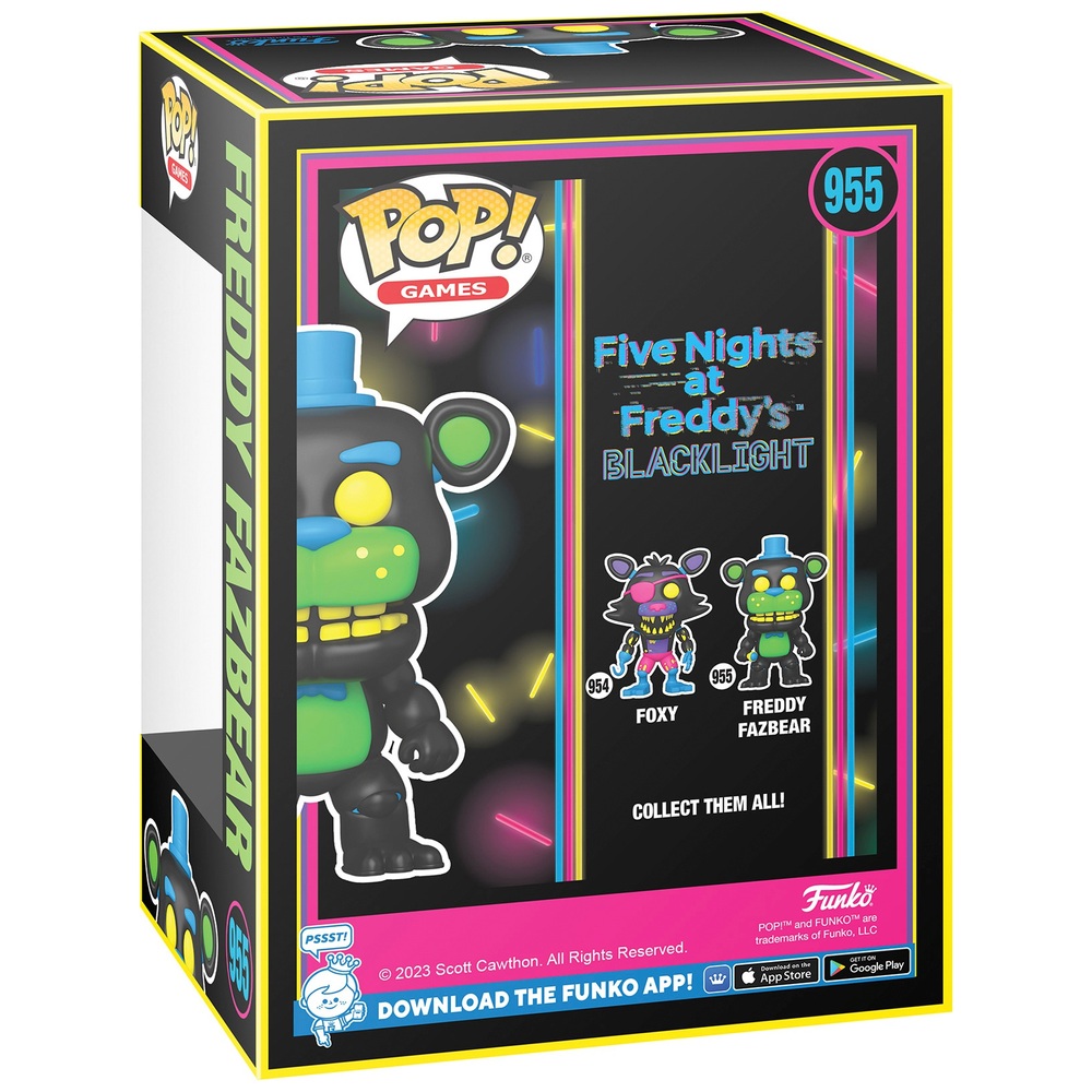 *HUGE!* FNAF Blacklight shops Freddy Funko