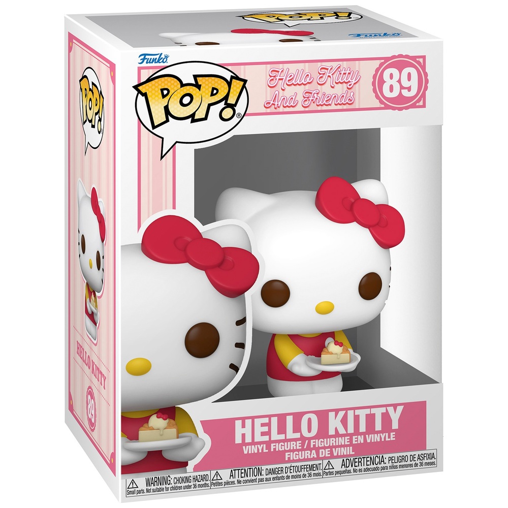 POP! Vinyl 89: Hello Kitty and Friends Hello Kitty with Cake | Smyths ...