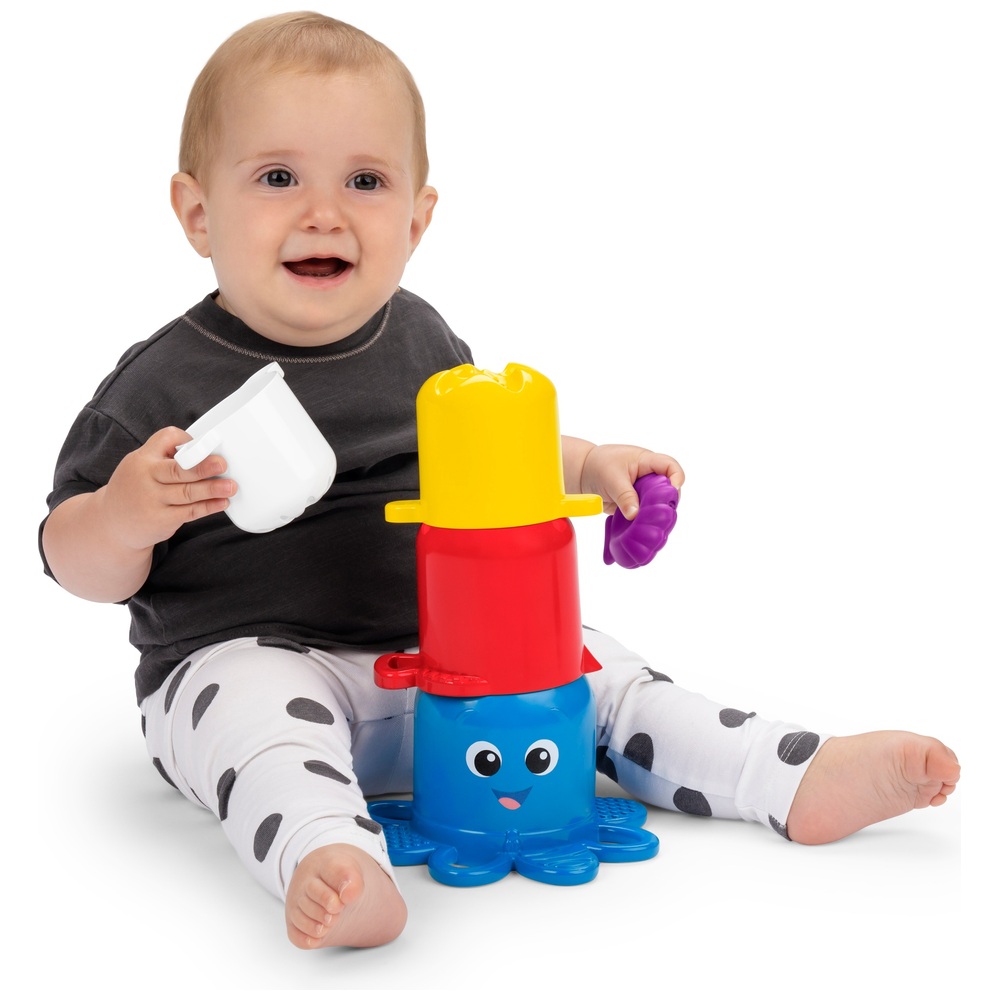 Jouet D'Activité Baby Einstein Sticky Spinner - Hochet Sensoriel Avec Ventouse Pour Chaise Haute - Dès 3 Mois