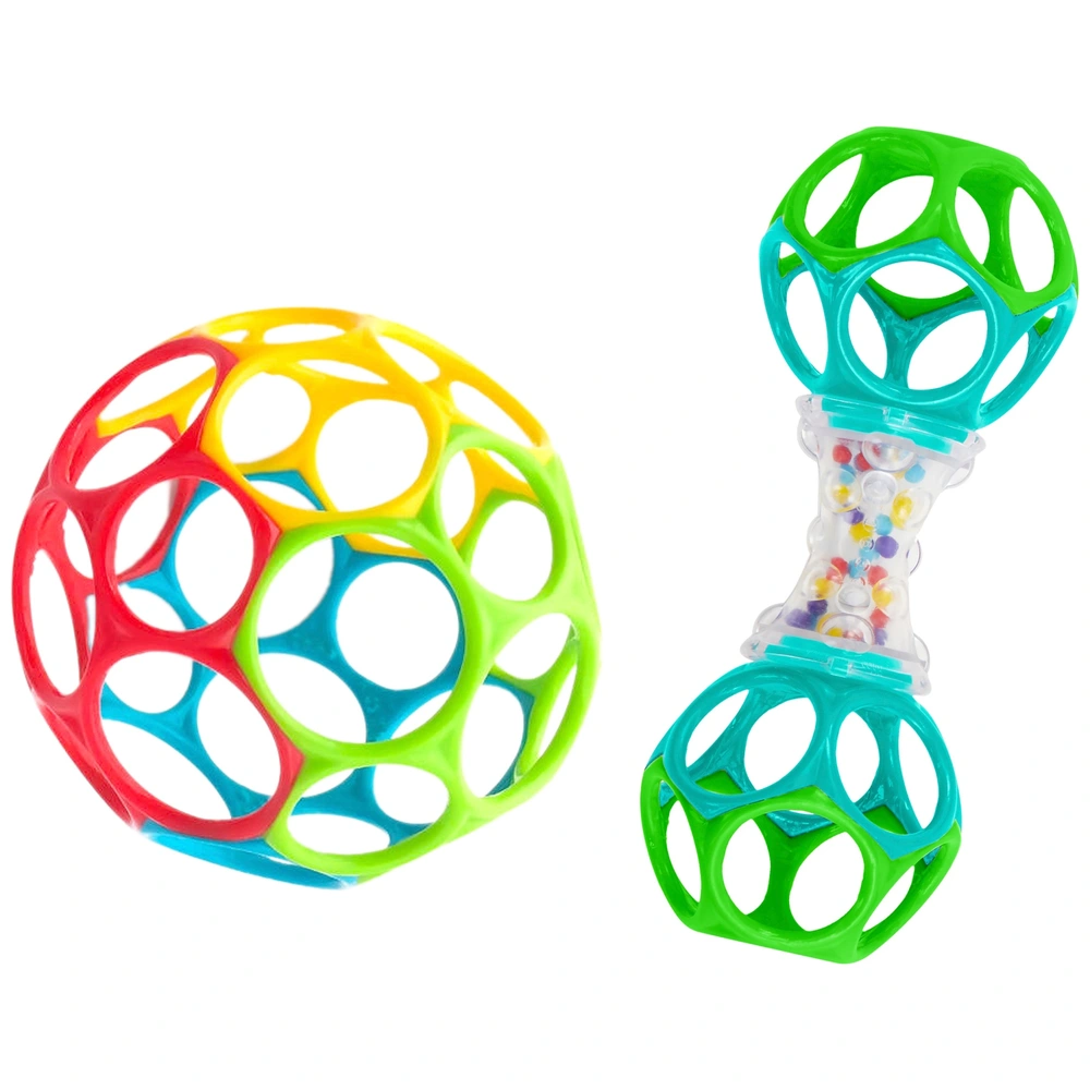 Bright Starts Grasp the Day Oball and Rattle Set Smyths Toys Ireland