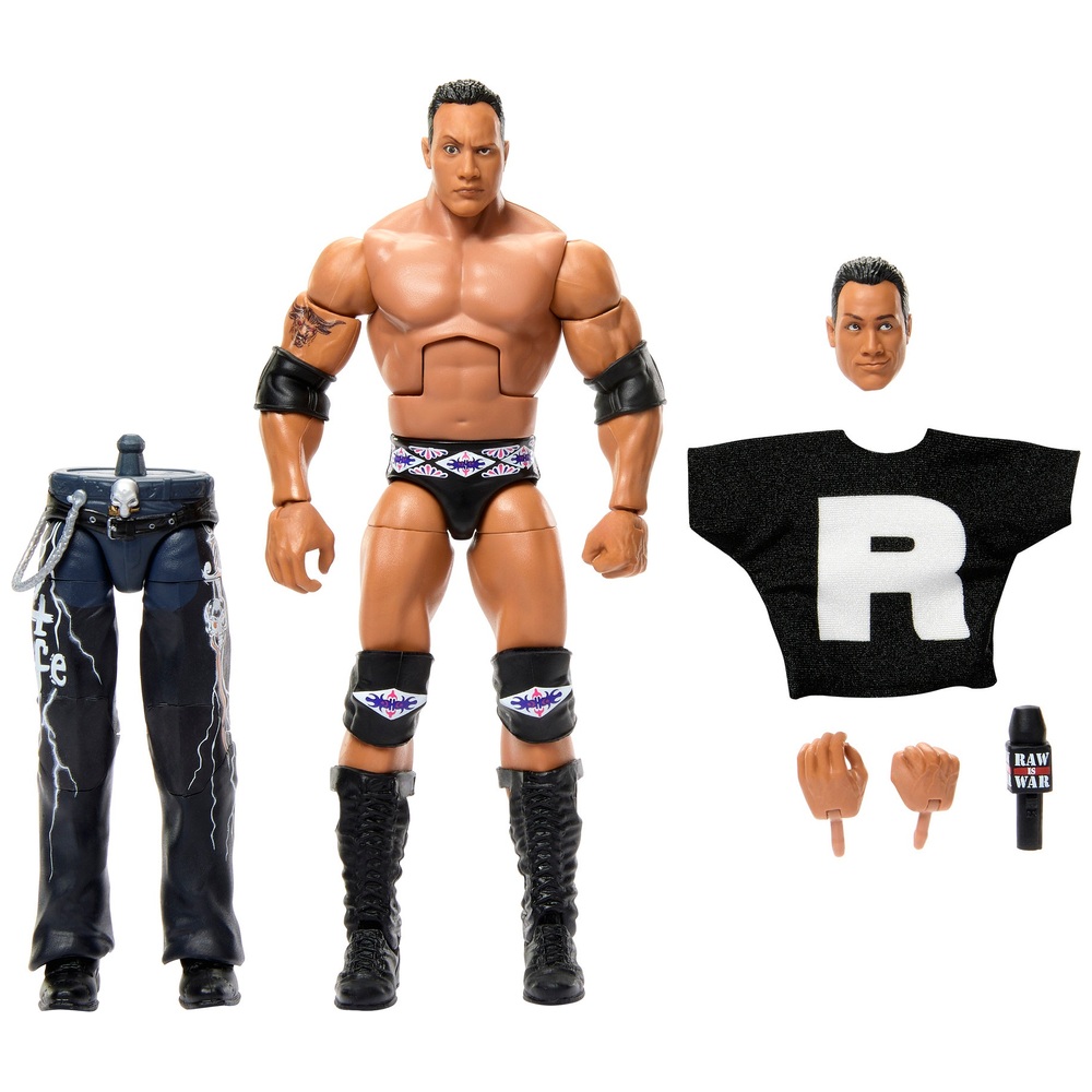 WWE Monday Night Wars Wave 3 The Rock Action Figure | Smyths Toys UK