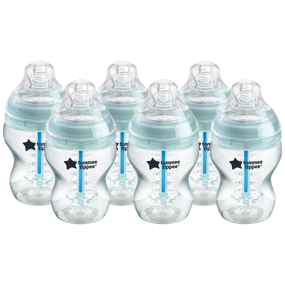 Buy Tommee Tippee Closer To Nature Baby 260ml Bottle, 0 Months +, Pack of 6  - Bottle Feeding