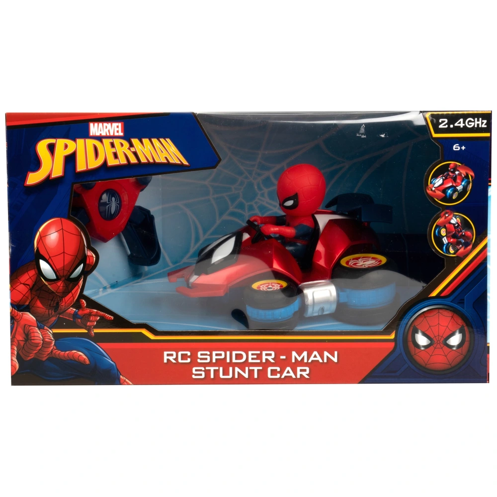 Marvel Spider-Man Remote Control Stunt Car Smyths Toys UK