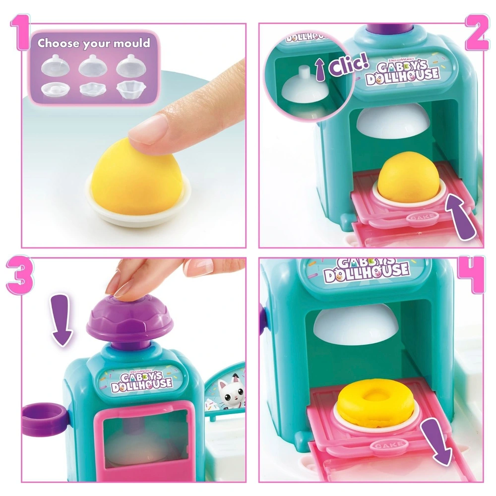 CANAL TOYS Lots de 4 pots de Pâte à Modeler Gabby et la maison magique pas cher CANAL TOYS Lots de 4 pots de Pâte à Modeler Gabby et la maison magique pas cher