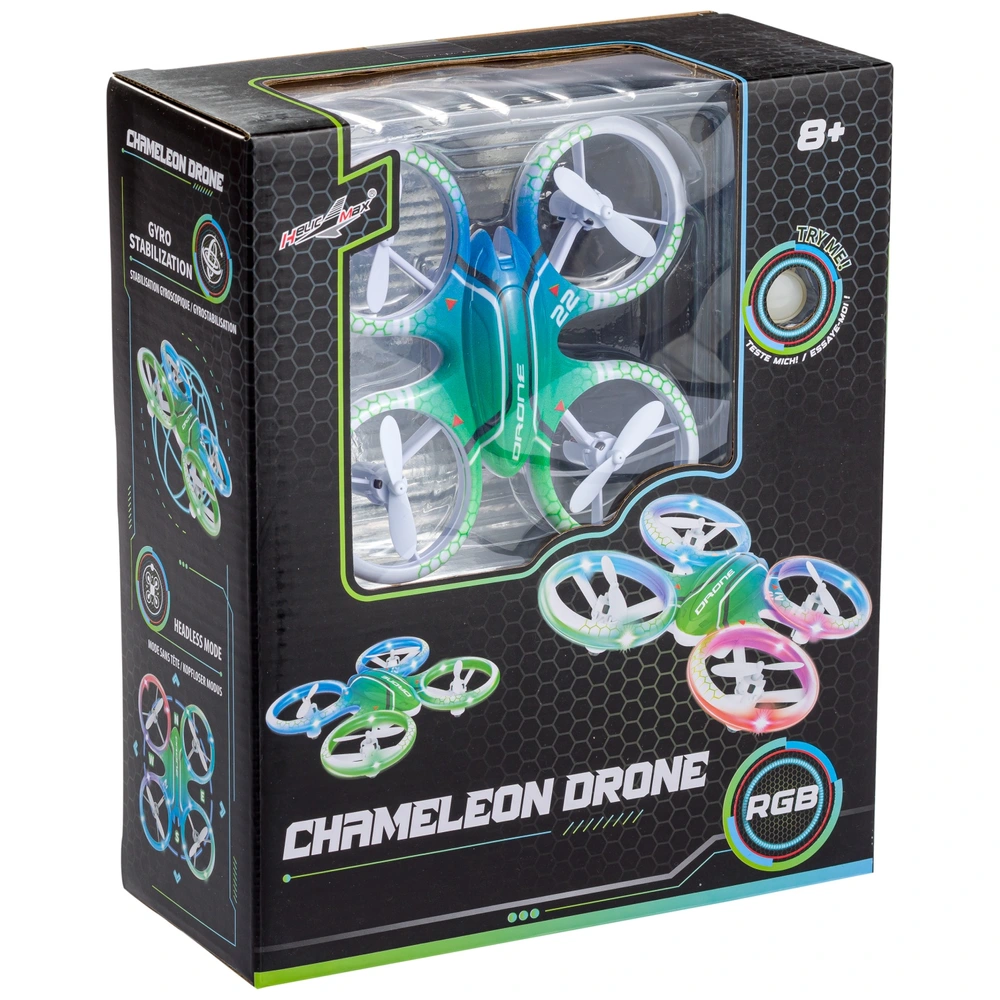 Chameleon Remote Control Drone RGB LED Smyths Toys Ireland