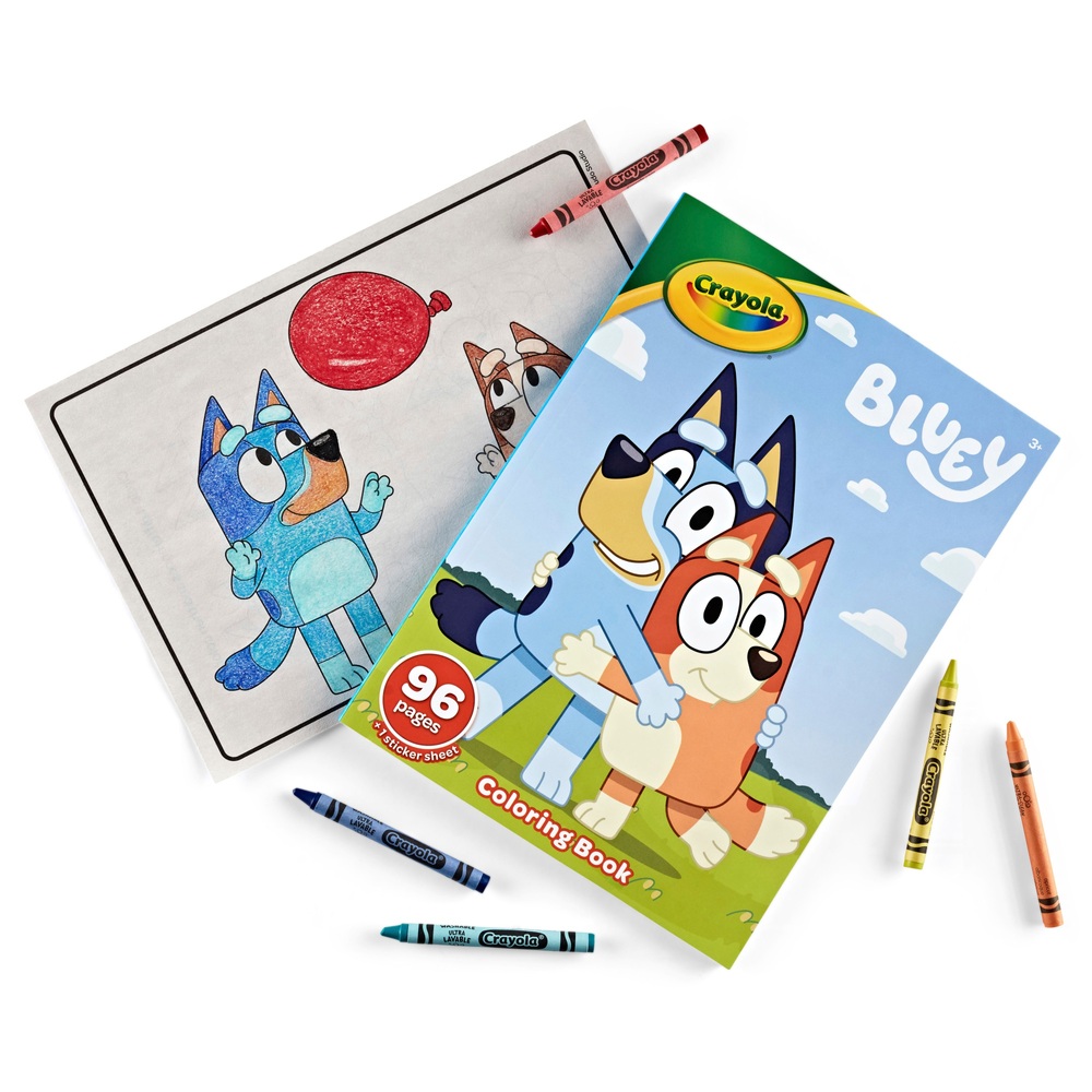 Crayola Bluey Colouring Book | Smyths Toys Ireland